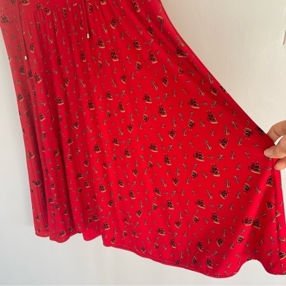 Anthropologie Leifnotes Skipper Anchor Novelty Print Ships Dress - Picture 7 of 12